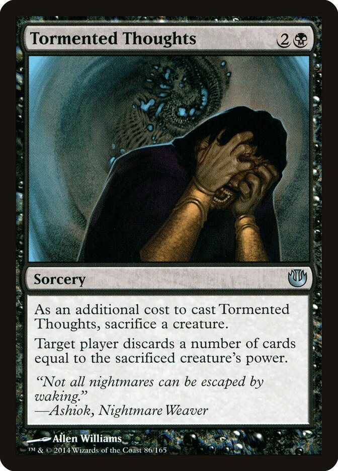 Tormented Thoughts card front