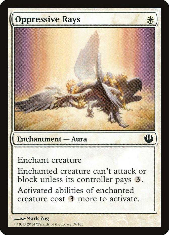 Oppressive Rays card front