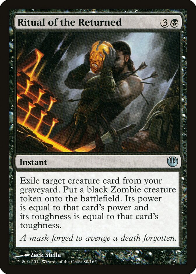 Ritual of the Returned card front
