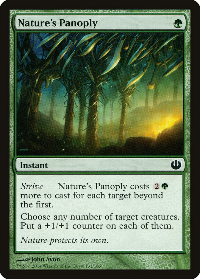 Nature's Panoply card front