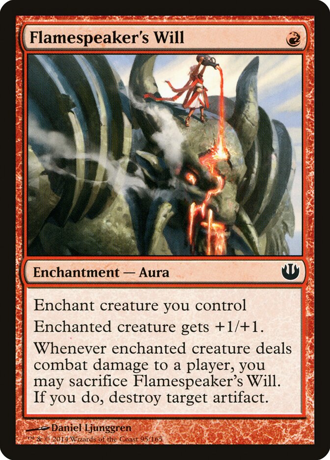 Flamespeaker's Will card front