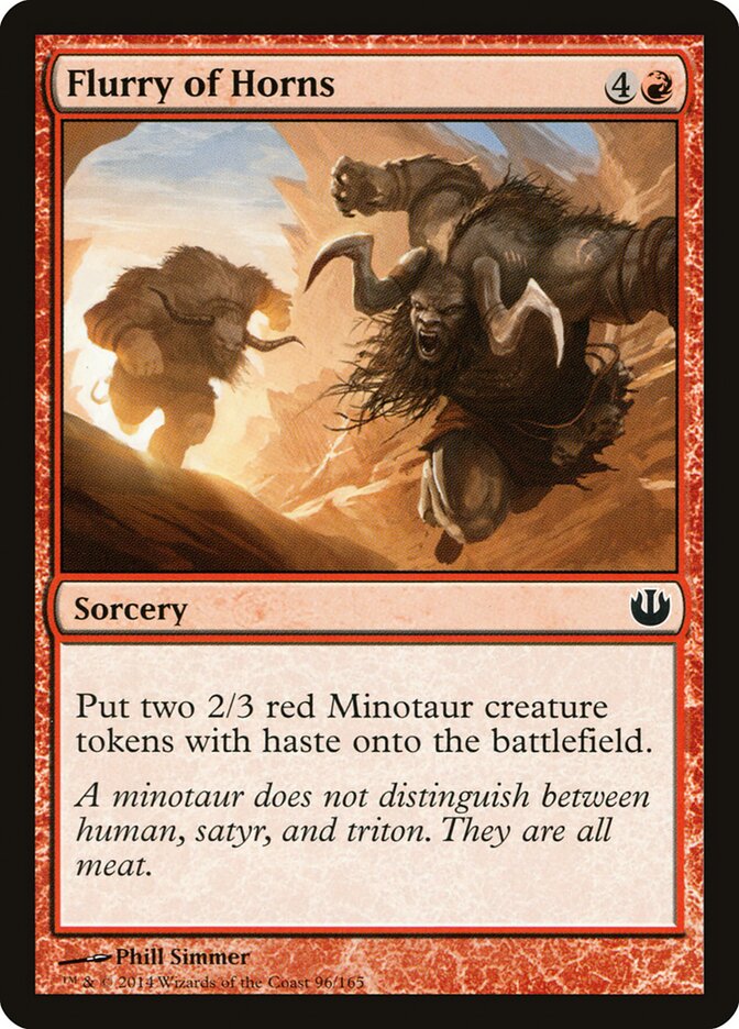Flurry of Horns card front
