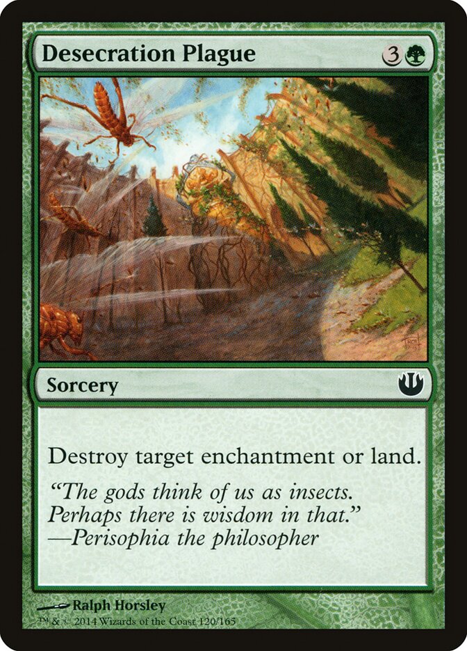 Desecration Plague card front