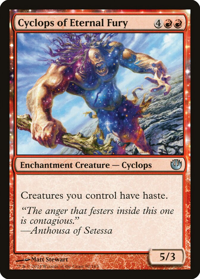 Cyclops of Eternal Fury card front