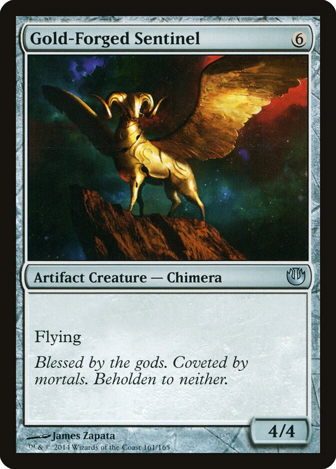 Gold-Forged Sentinel card front