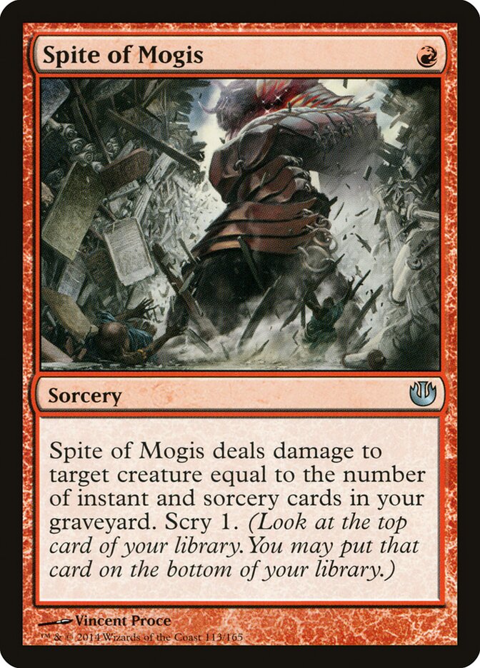 Spite of Mogis card front