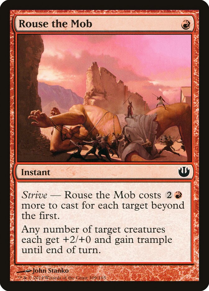 Rouse the Mob card front