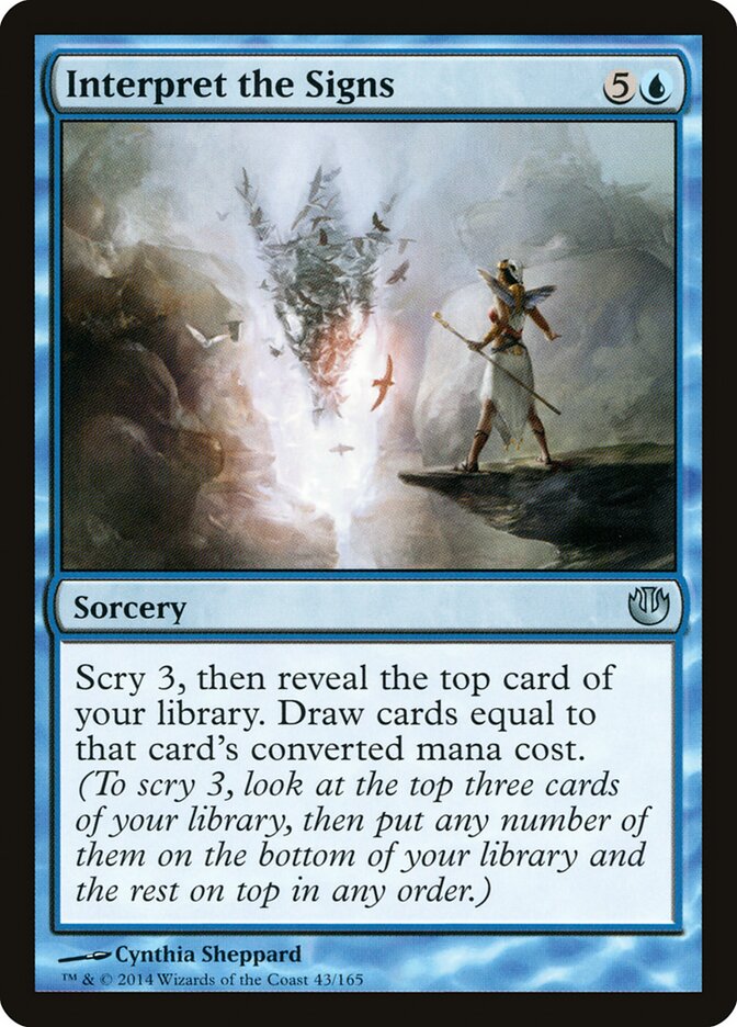 Interpret the Signs card front