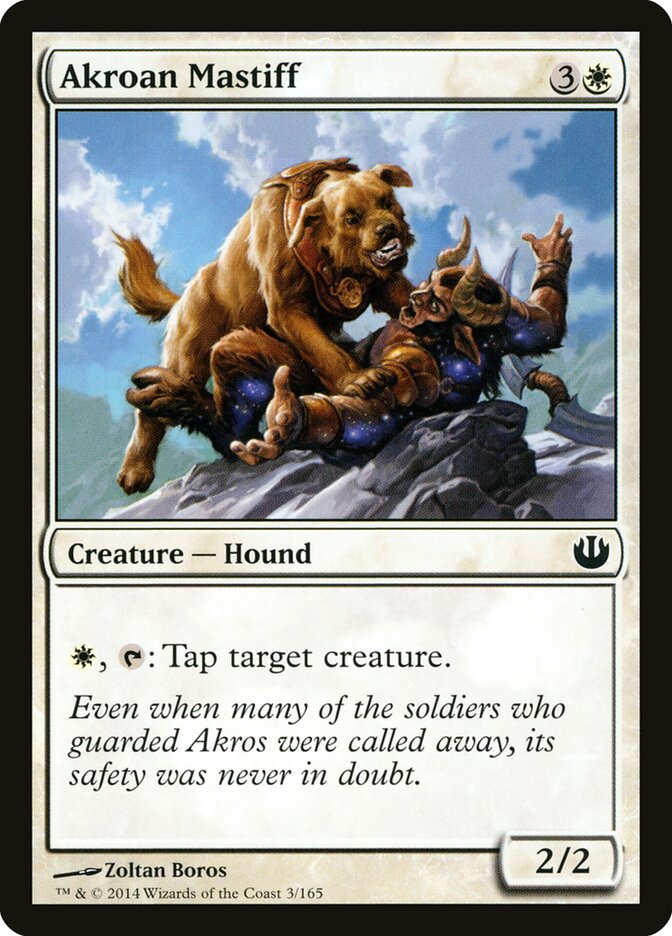 Akroan Mastiff card front