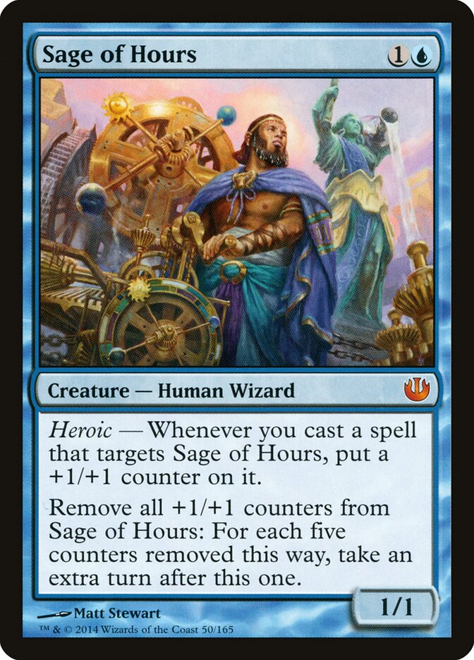 Sage of Hours card front
