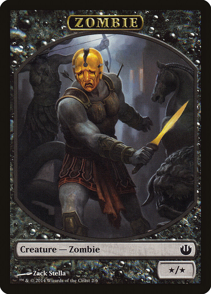 Zombie card front