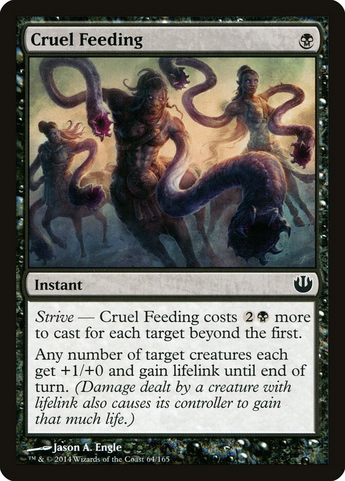 Cruel Feeding card front