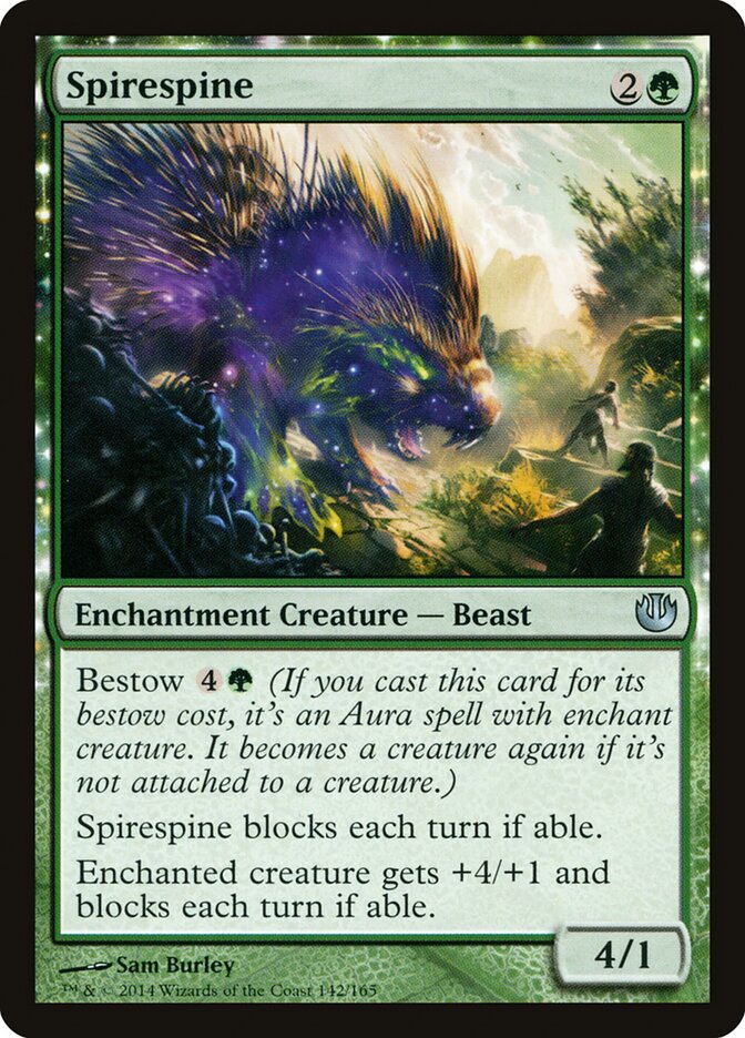 Spirespine card front