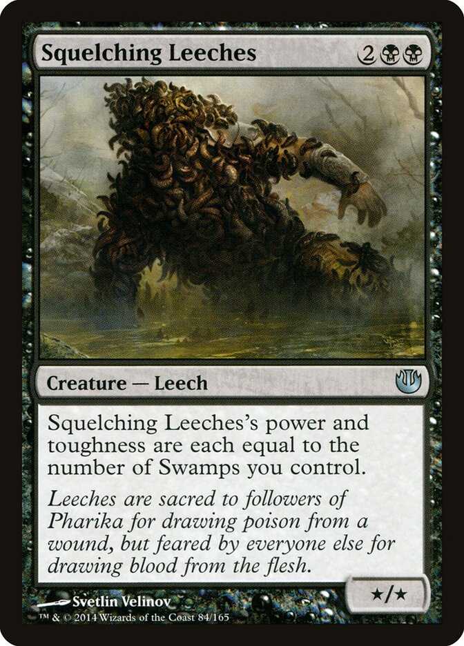 Squelching Leeches card front
