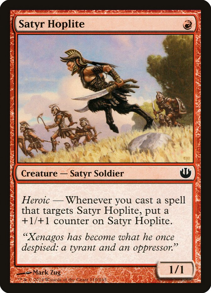 Satyr Hoplite card front