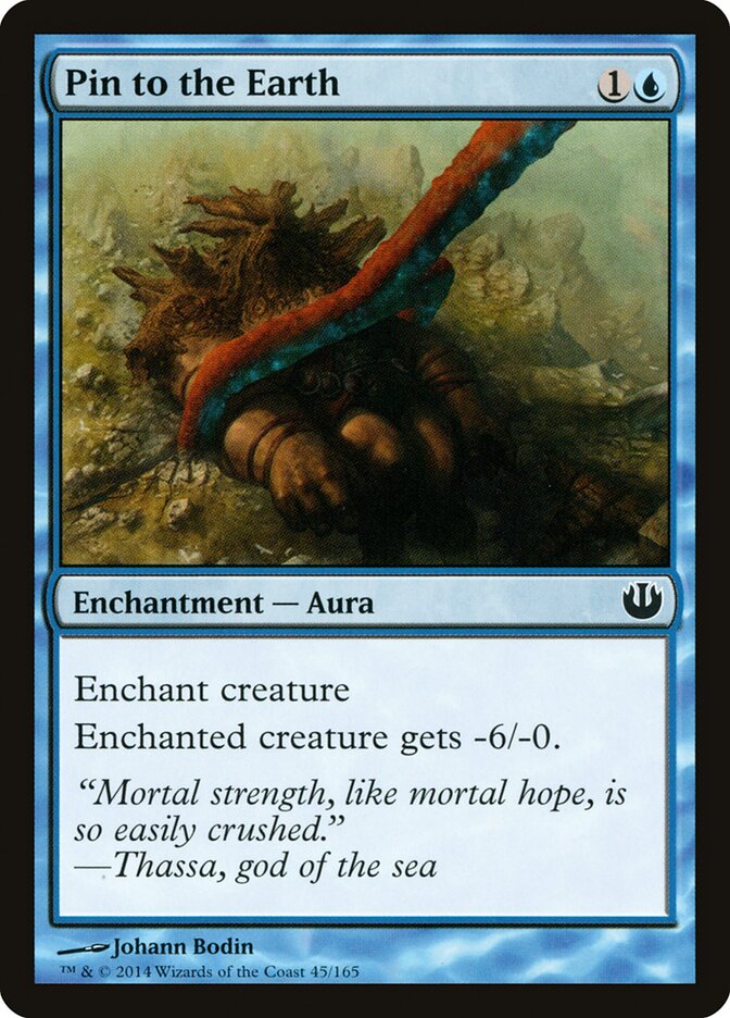 Pin to the Earth card front