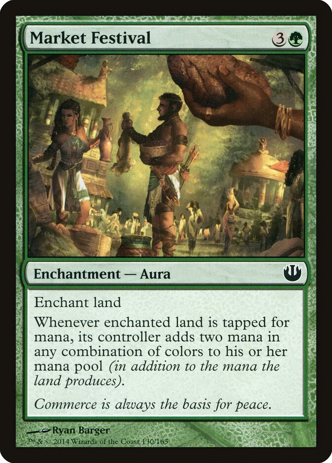 Market Festival card front