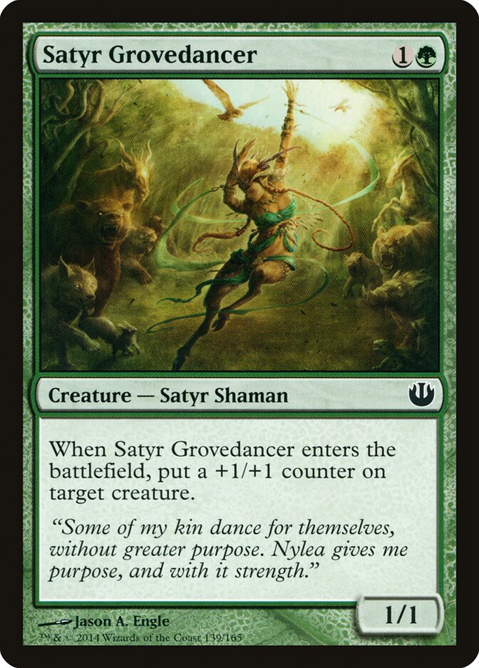Satyr Grovedancer card front
