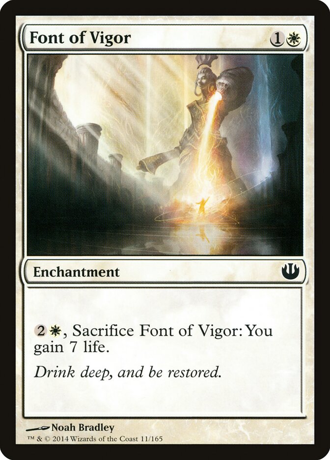 Font of Vigor card front
