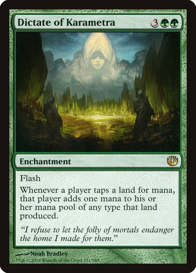 Dictate of Karametra card front