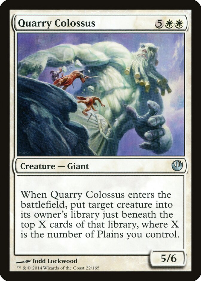 Quarry Colossus card front