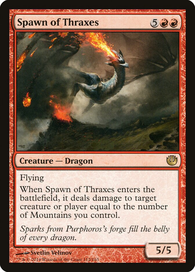 Spawn of Thraxes card front