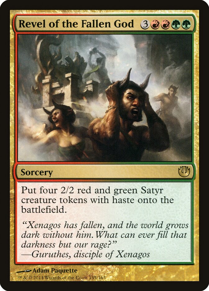 Revel of the Fallen God card front