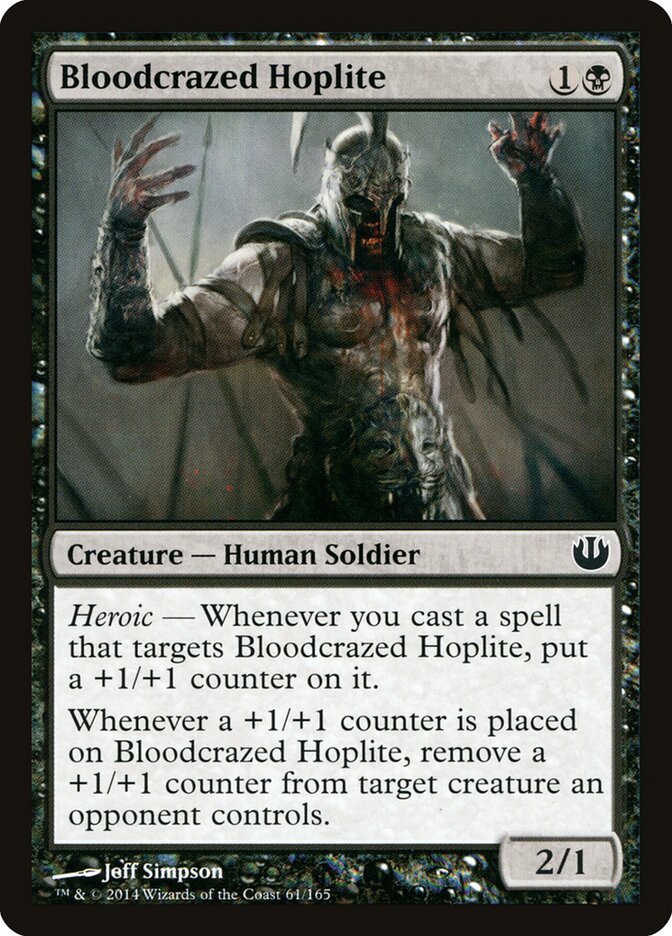 Bloodcrazed Hoplite card front