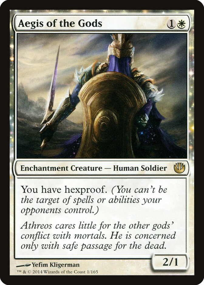 Aegis of the Gods card front