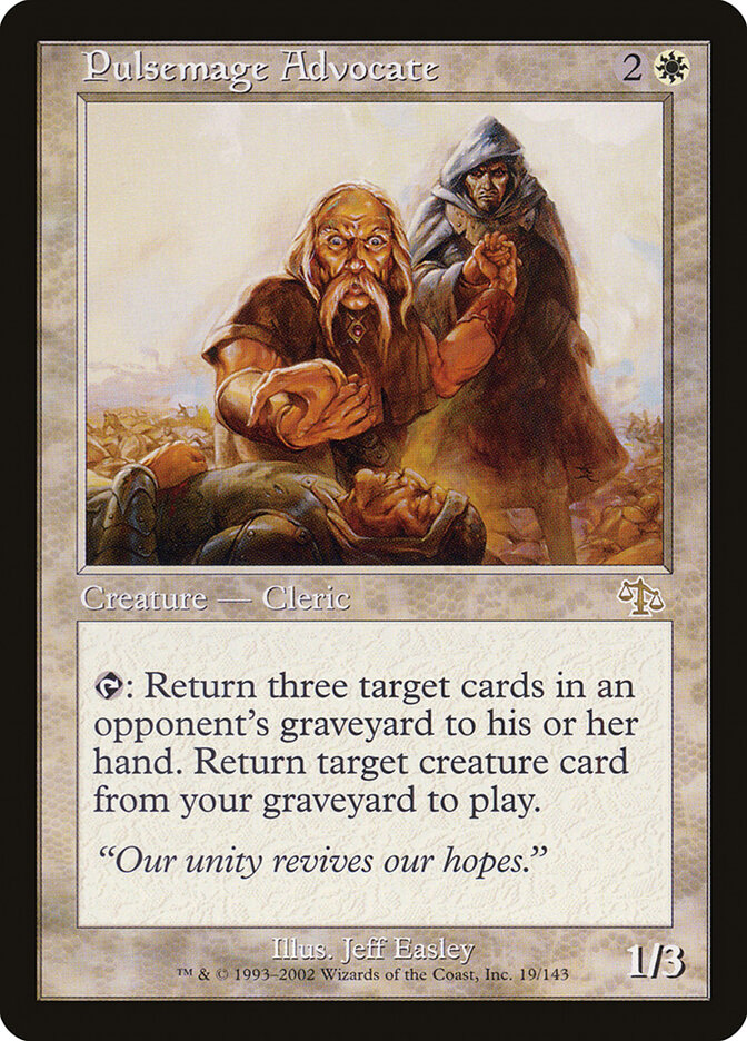 Pulsemage Advocate card front