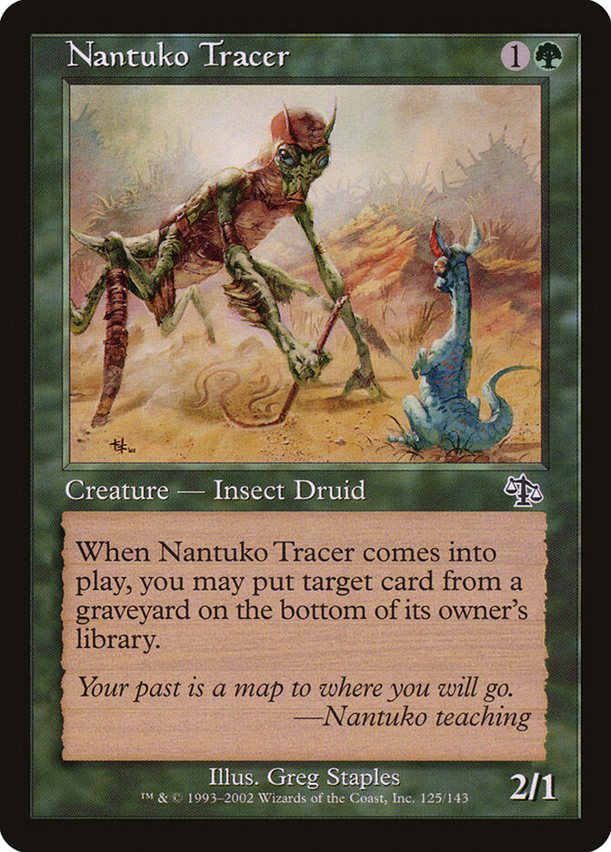 Nantuko Tracer card front