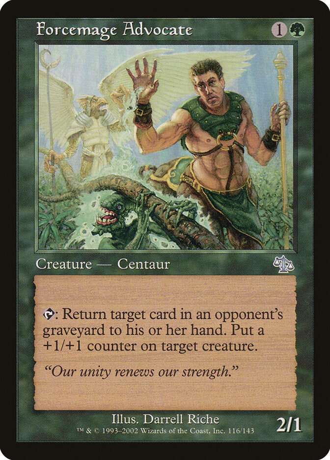 Forcemage Advocate card front
