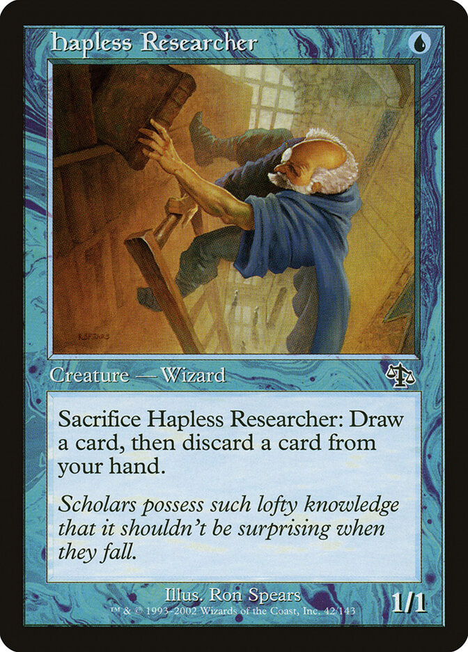 Hapless Researcher card front