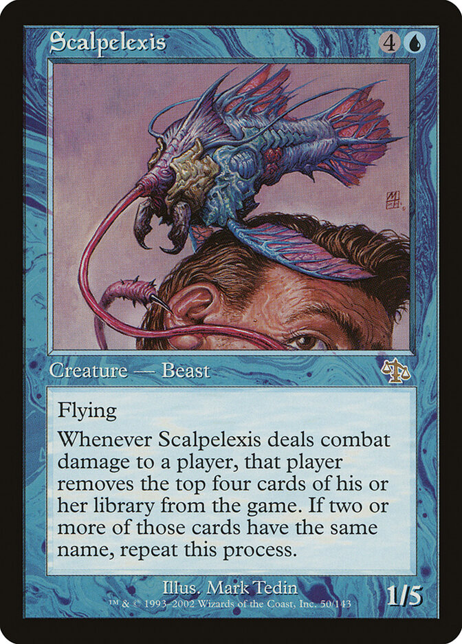 Scalpelexis card front
