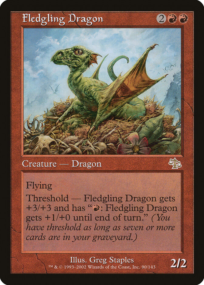 Fledgling Dragon card front