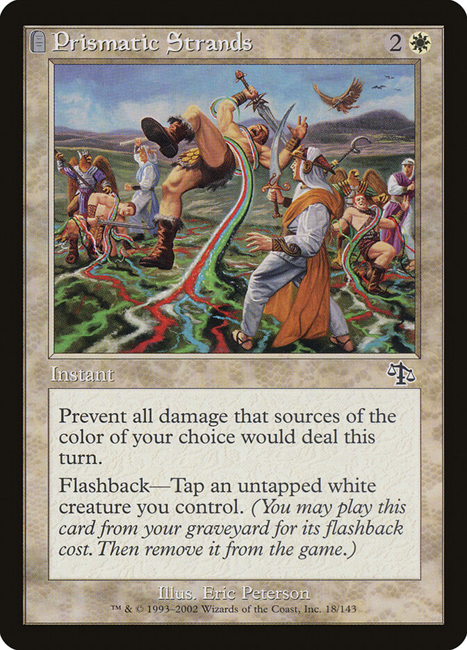 Prismatic Strands card front