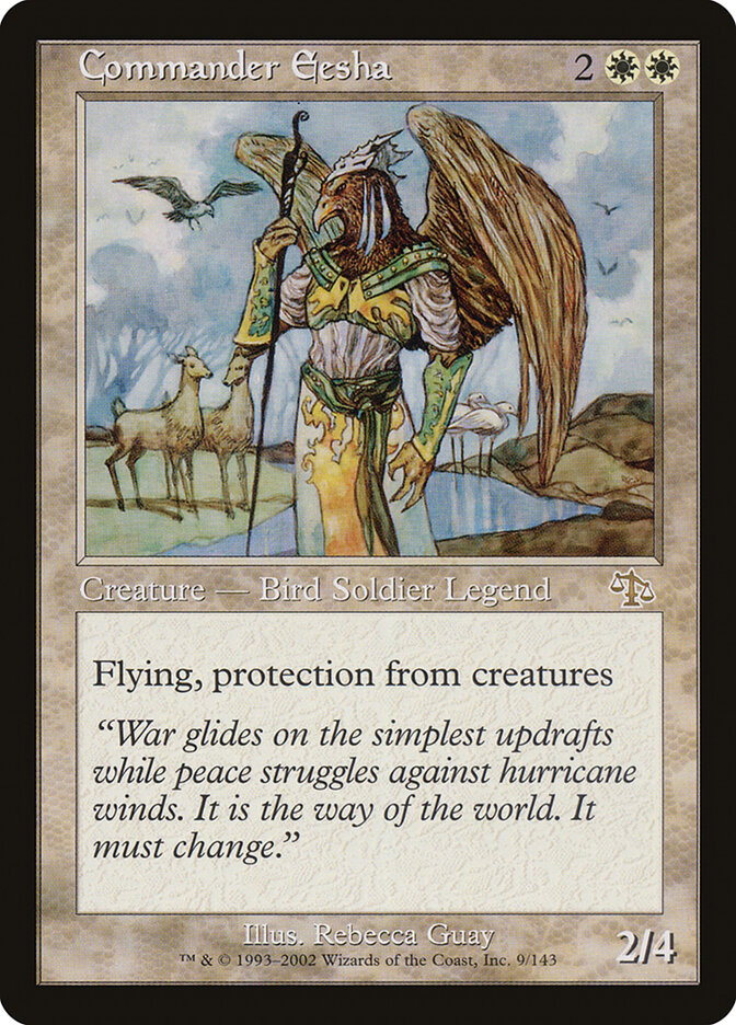 Commander Eesha card front