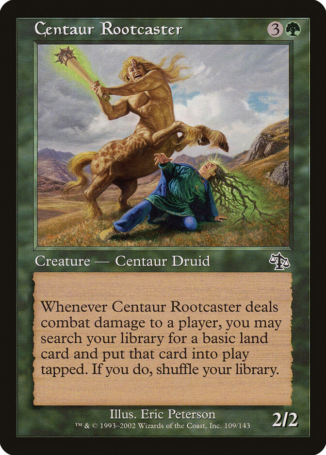 Centaur Rootcaster card front