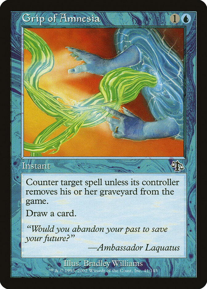 Grip of Amnesia card front