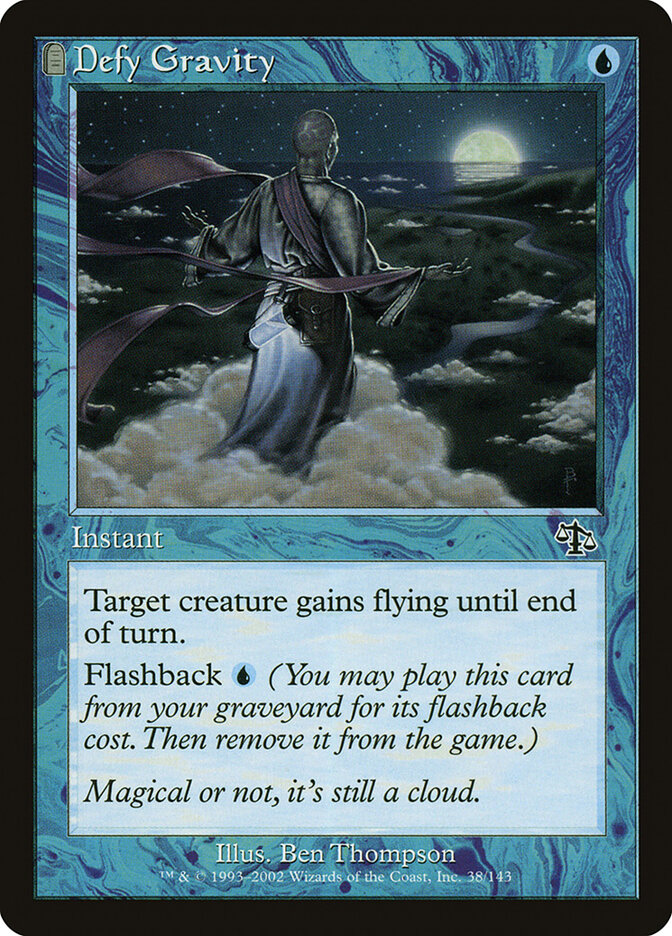 Defy Gravity card front