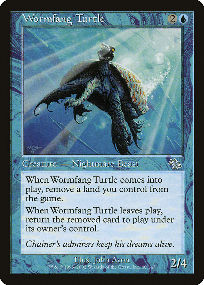 Wormfang Turtle card front