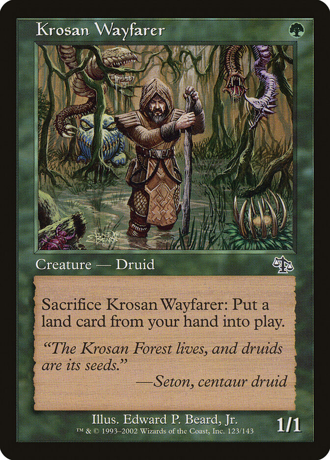 Krosan Wayfarer card front