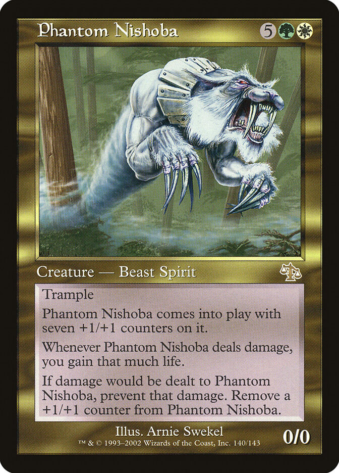 Phantom Nishoba card front