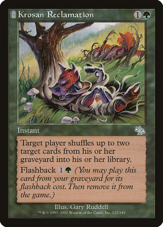 Krosan Reclamation card front