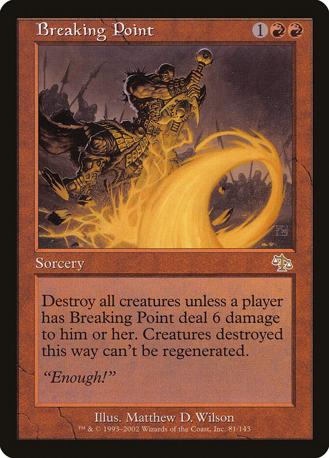 Breaking Point card front