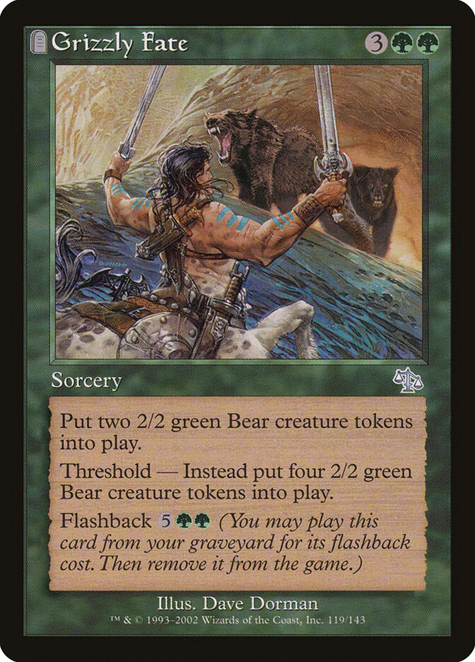 Grizzly Fate card front