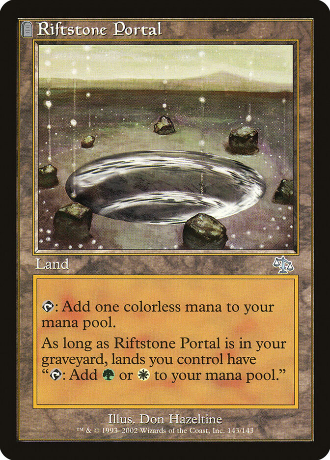 Riftstone Portal card front
