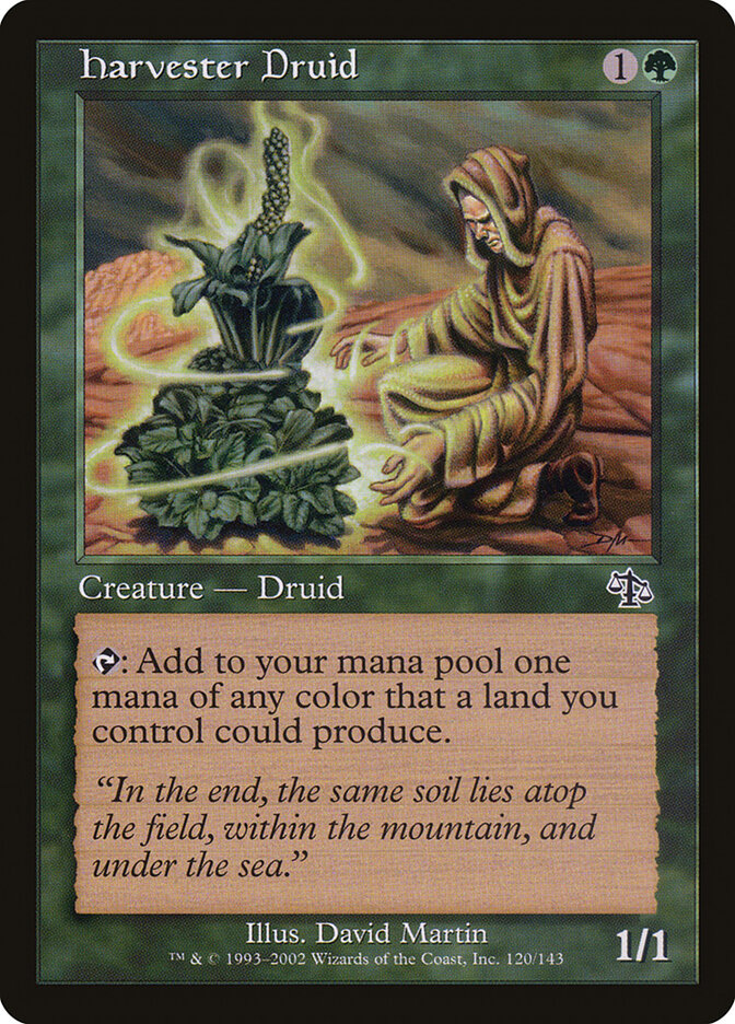 Harvester Druid card front