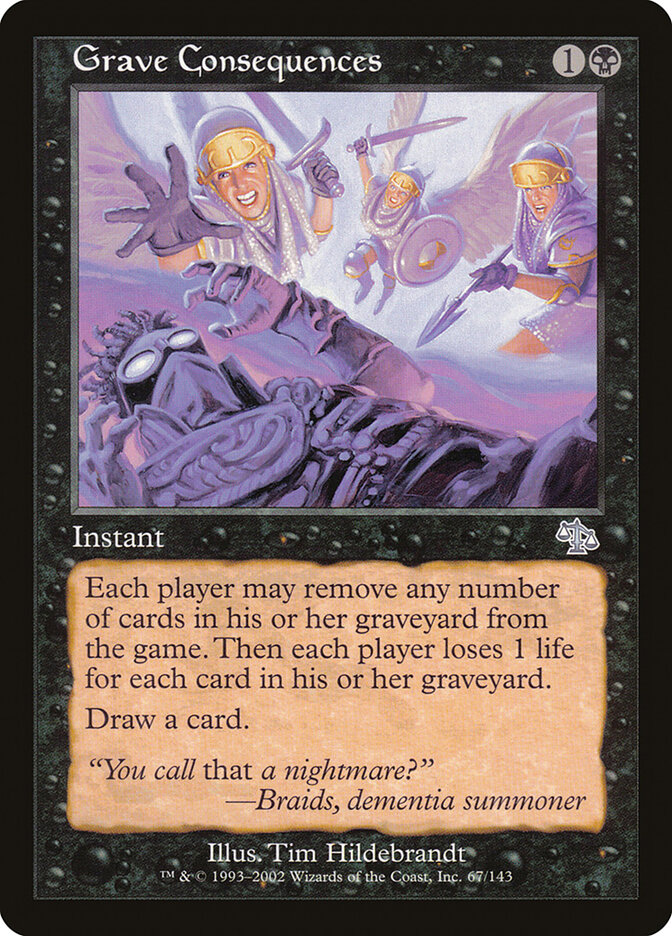Grave Consequences card front