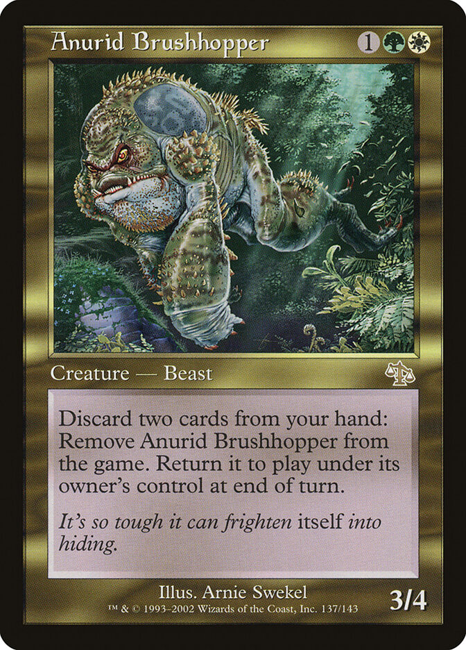Anurid Brushhopper card front